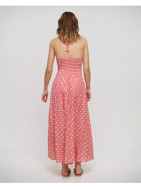 Ble Ολοσωμη Φορμα Μακρια Amanikη Ροζ/λευκο one Size (100% Cotton).