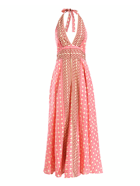 Ble Ολοσωμη Φορμα Μακρια Amanikη Ροζ/λευκο one Size (100% Cotton).