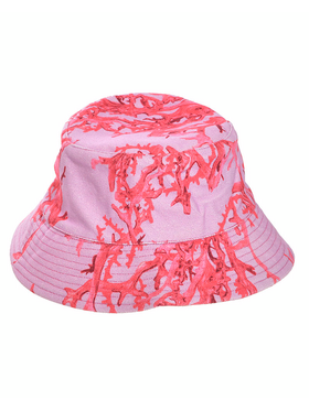 Ble Καπελο Υφασματινο Ροζ/κοραλι (100% Cotton)