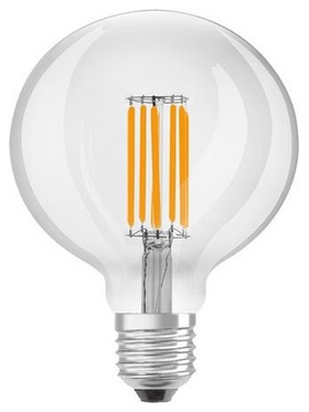 Λαμπα G125 Filament 7,2w 1521lm ε27 3000k Clear