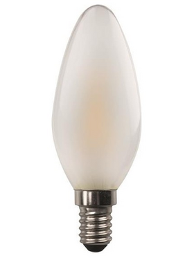 Λαμπα led Κερι Crossed Filament 4.2w e14 3000k 220-240v Frost Dimmable