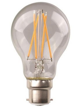 Λαμπα led Κοινη Crossed Filament 11w β22 3000k 220-240v Clear