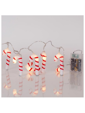 Σειρα, 10 led 5mm, Κοκκινo & Ασπρo Ζαχαρωτο, Μπαταριας 3xaa, Χρονοδιακοπτη, Διαφανο pvc Καλωδιο, Θερμο Λευκο Led, ανα 15cm, Προεκταση Παροχης 30cm, Ip20