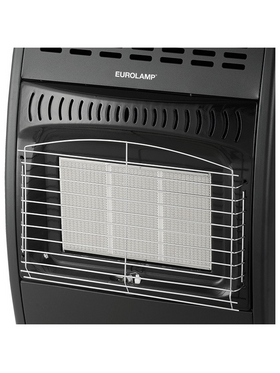 Σομπα Υγραεριου Μαυρη 4.2kw Οβαλ με Regulator