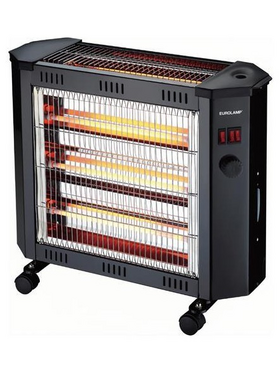 Θερμαστρα Χαλαζια 2400w Μαυρη με Ανεμιστηρα , Υγραντηρα και Θερμοστατη