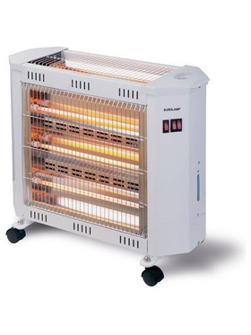Θερμαστρα Χαλαζια 2400w Λευκη με Ανεμιστηρα & Υγραντηρα