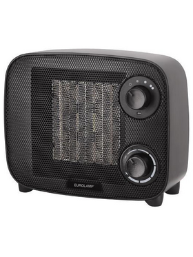 Αεροθερμο Κεραμικο Vintage 1500w Γραφιτης