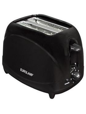 Φρυγανιερα 2 Θεσεων 700w Μαυρη 220-240v
