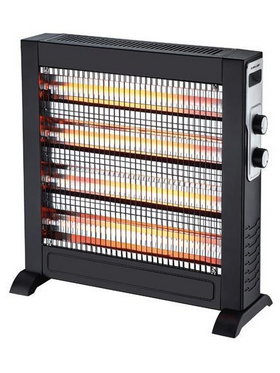 Θερμαστρα Χαλαζια Slim 2800w Μαυρh με Θερμοστατη