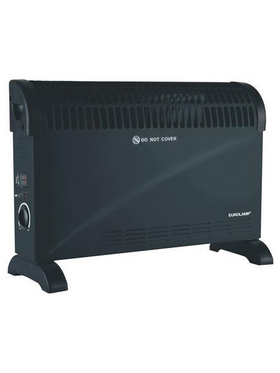 Θερμαντικο Σωμα Convector Μαυρο με Turbo 2000w