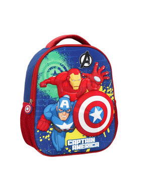 Σχολική Τσάντα Πλάτης Νηπίου Avengers Captain America 1 Θήκη 3d eva