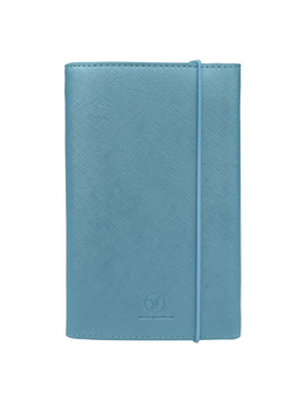 Σημειωματάριο Γαλάζιο με Λάστιχο 96 Φύλλα 9,6x16,6 εκ.