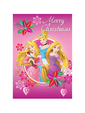 Καρτα Χριστουγεννων Princess 3σχ