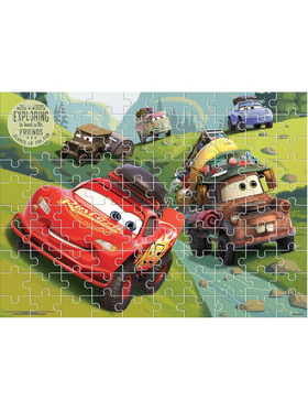 Puzzle Χρωματισμου 2 Οψεων 100τεμ 49χ36εκ Cars