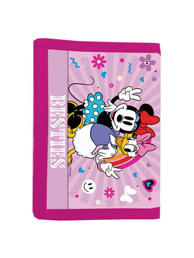 Πορτοφόλι Disney Minnie Mouse με Μπρελόκ σετ Δώρου 18x12 εκ.