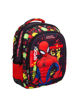 Σχολική Τσάντα Πλάτης Δημοτικού Spider- man Spidey Must 3 Θήκες
