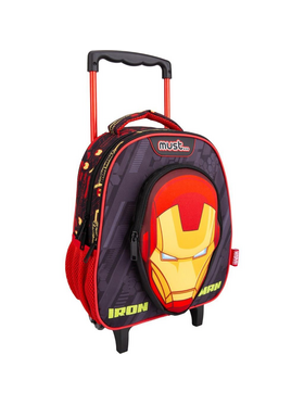 Σχολική Τσάντα Τρόλεϊ Νηπίου Avengers Iron man Must 2 Θήκες