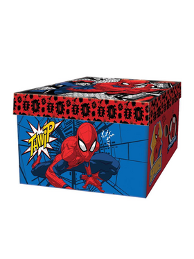 Κουτι Αποθηκευσης απο Χαρτονι 33χ24χ18εκ Spiderman