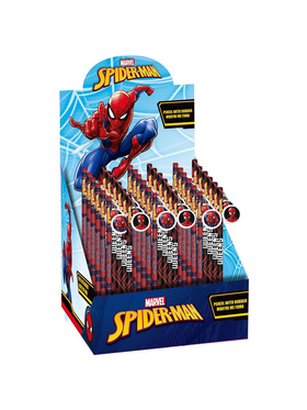Μολυβι με Γομα 2σχ  Spiderman