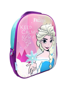 Σχολική Τσάντα Πλάτης Νηπίου Disney Frozen Keep Calm and let it go Must 1 Θήκη 3d eva