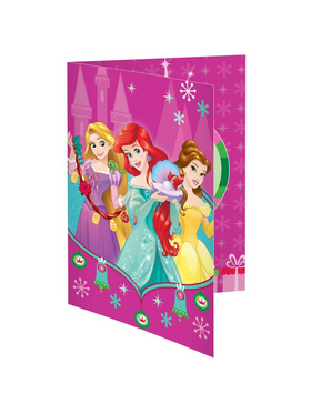 Καρτα Χριστουγεννων Princess 3σχ