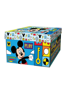 Κουτι Αποθηκευσης απο Χαρτονι 33χ24χ18εκ Mickey