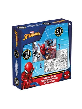 Puzzle Χρωματισμου 2 Οψεων 100τεμ Spiderman