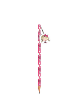 Μολύβι με Γόμα Must Space Cream - Balloon Girl 2 Σχέδια