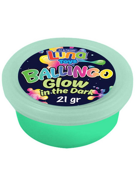 Μπαλάκι Ballingo Luna Toys Μαγικό Glow in the Dark 4 Χρώματα