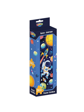 Puzzle Πυργος 24tem 12,7x47,7εκ Διαστημα Luna Toys