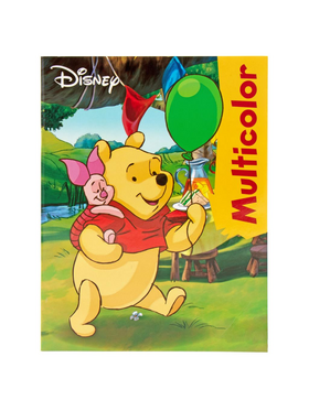 Βιβλίο Ζωγραφικής Disney Multicolor α4 με 32 Σελίδες Χρωματισμού σε 2 Σχέδια