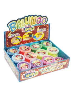 Πλαστελίνη Τρελομπαλάκι Ballingo Luna 21 γρ. σε 6 Χρώματα