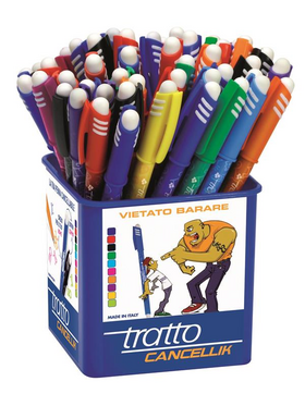 Στυλο Tratto Cancellik 0.4 Διαφ.χρωματα σε Μολυβοθηκη