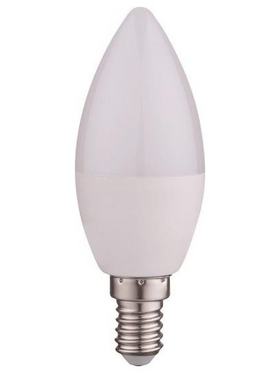 Λαμπα led Κερι 6w ε14 4000k 220-240v 2 τμχ Color box