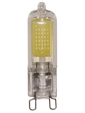 Λαμπα led cog 2w g9 3000k 220-240v Γυαλινη