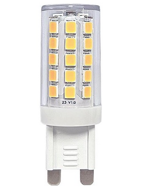 Λαμπα led smd 3,6w 400lm g9 2700k 220-240v