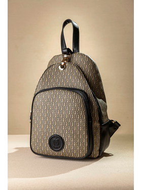 Backpack με Πολλές Θήκες και Casual Logo