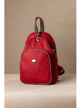 Backpack με Πολλές Θήκες και Casual Logo