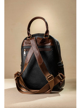 Allday Backpack με Πολλές Τσέπες με Casual Logo