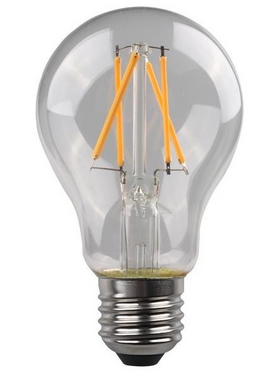 Λαμπα led Κοινη Crossed Filament 4.5w e27 3000k 220-240v Clear
