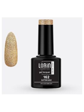 Lorin Gel Lacquer Ημιμόνιμο Βερνίκι με Glitter 8ml