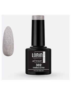 Lorin Gel Lacquer Ημιμόνιμο Βερνίκι με Glitter 8ml