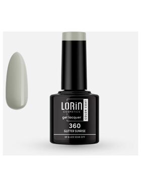 Lorin Gel Lacquer Ημιμόνιμο Βερνίκι με Glitter 8ml
