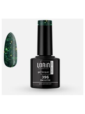 Lorin Gel Lacquer Ημιμόνιμο Βερνίκι με Glitter 8ml