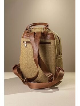Allday Backpack με Πολλές Τσέπες με Casual Logo