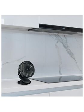 Ανεμιστηρας Γραφειου Mini με usβ και Μανταλακι Μαυρο φ14 4w 5v