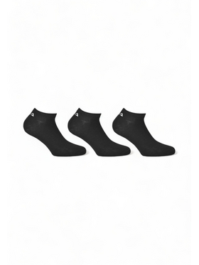 Σοσόνια Unisex Fila Invisible Plain 3 Pack Μαύρο