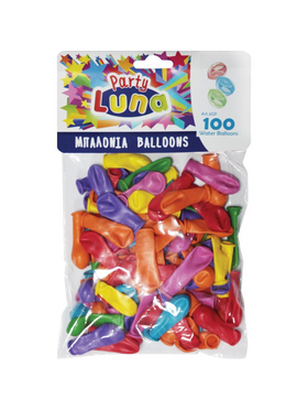 Μπαλόνια Νερού Luna 10 εκ. 100 Τμχ.