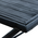 Τραπέζι Badou Pakoworld Πτυσσόμενο Bamboo Μαύρο 150x80x77εκ