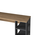 Γραφείο με Βιβλιοθήκη Goldie Pakoworld Ανθρακί-Φυσικό 160x45x161.8εκ
